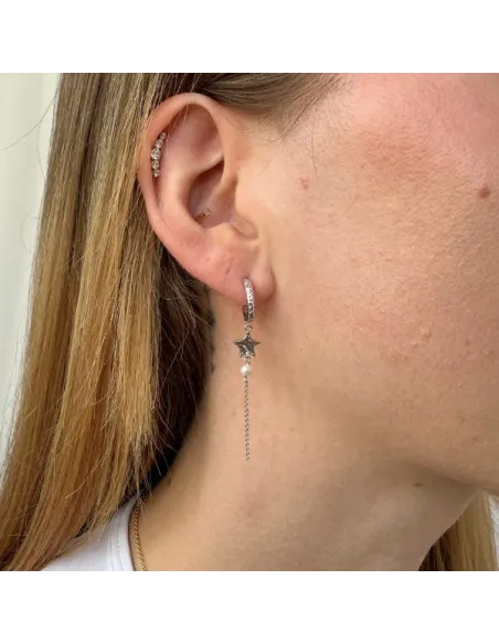 Sistie | Skyla - Øreringe Sølv