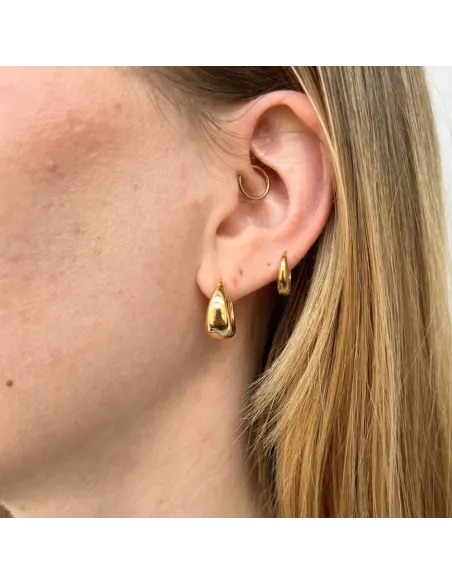 IZABEL CAMILLE | Anna - Øreringe Forgyldt IZABEL CAMILLE | Anna - Øreringe Forgyldt