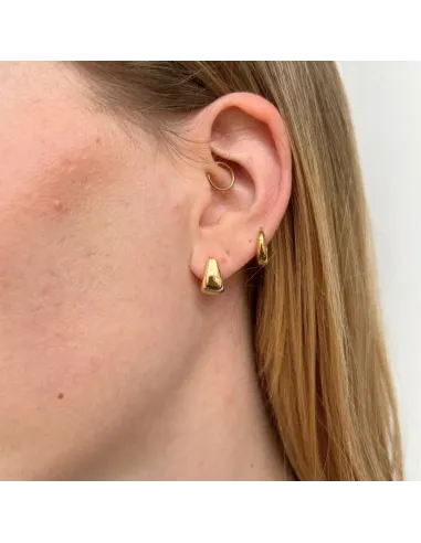 IZABEL CAMILLE | Anna - Øreringe Forgyldt