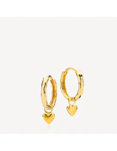IZABEL CAMILLE | Soulheart - Øreringe Forgyldt