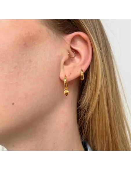 IZABEL CAMILLE | Soulheart - Øreringe Forgyldt IZABEL CAMILLE | Soulheart - Øreringe Forgyldt