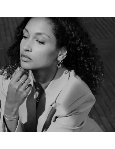 IZABEL CAMILLE | Titania - Øreringe Sølv