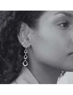 IZABEL CAMILLE | Titania - Øreringe Sølv 2