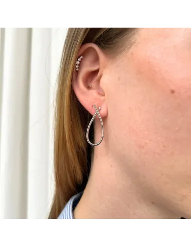 IZABEL CAMILLE | Everyday Slim - Øreringe Sølv