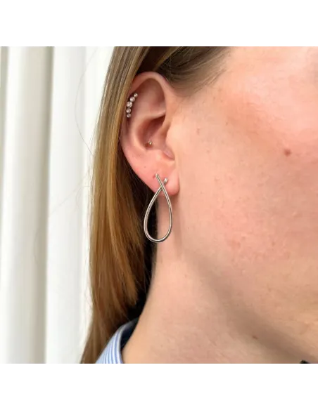 IZABEL CAMILLE | Everyday Slim - Øreringe Sølv IZABEL CAMILLE | Everyday Slim - Øreringe Sølv