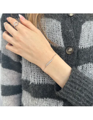 IZABEL CAMILLE | Titania - Armbånd Sølv