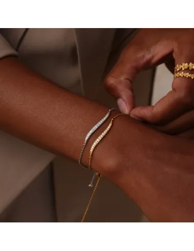 IZABEL CAMILLE | Titania - Armbånd Forgyldt