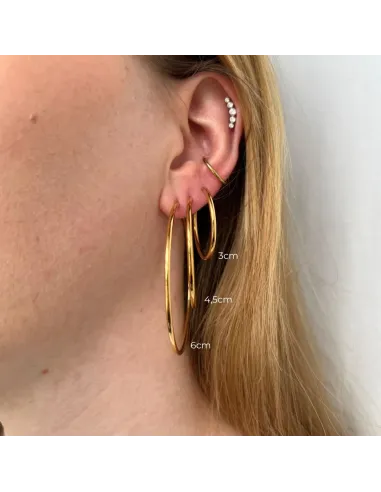 Sistie | Hoop Basic - Creoler Forgyldt