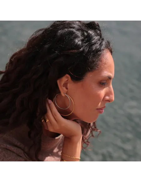 Sistie | Hoop Basic - Creoler Stål