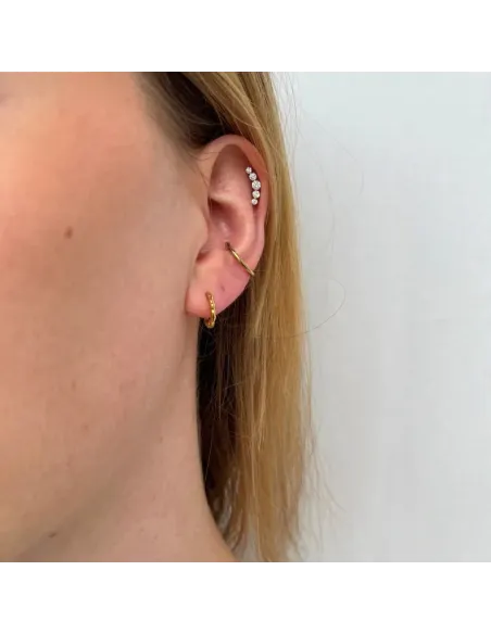 Sistie | Hoop - Creoler Forgyldt Sistie | Hoop - Creoler Forgyldt