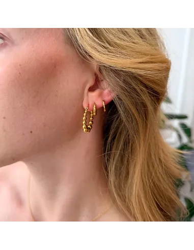 Sistie | Hoop - Creoler Forgyldt