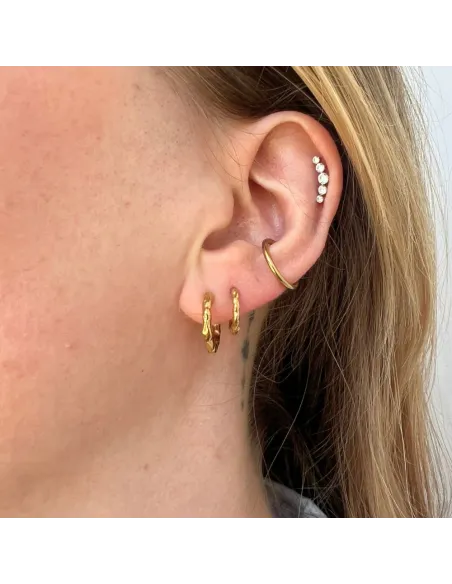 Sistie | Hoop - Creoler Forgyldt Sistie | Hoop - Creoler Forgyldt