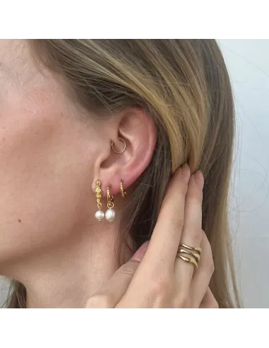 Sistie | Freja - Øreringe Forgyldt