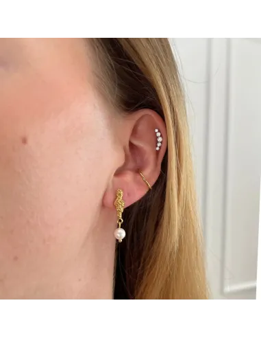 Sistie | Freja - Øreringe Forgyldt