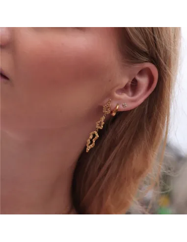 Sistie | Echo - Øreringe Forgyldt