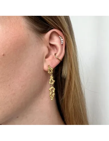 Sistie | Echo - Øreringe Forgyldt