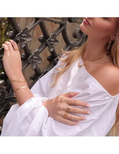 Sistie | Echo - Øreringe Forgyldt