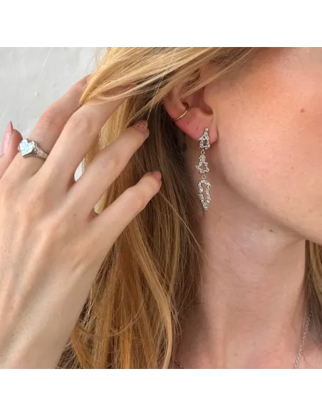 Sistie | Echo - Øreringe Stål Sistie | Echo - Øreringe Stål