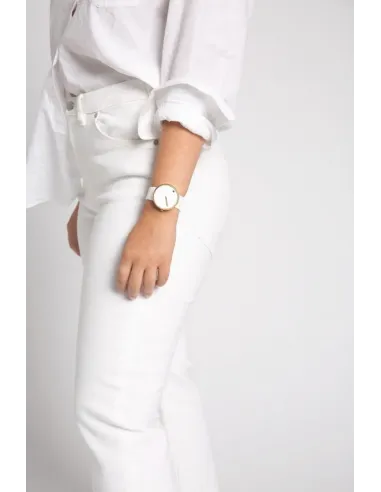 PICTO | 40 mm / hvid urskive / hvid silikonerem