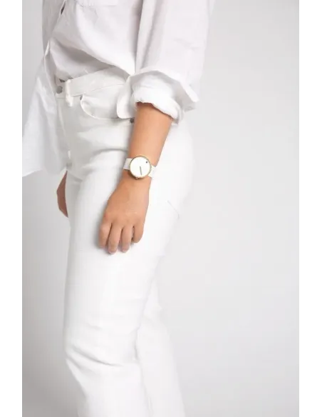 PICTO | 40 mm / hvid urskive / hvid silikonerem