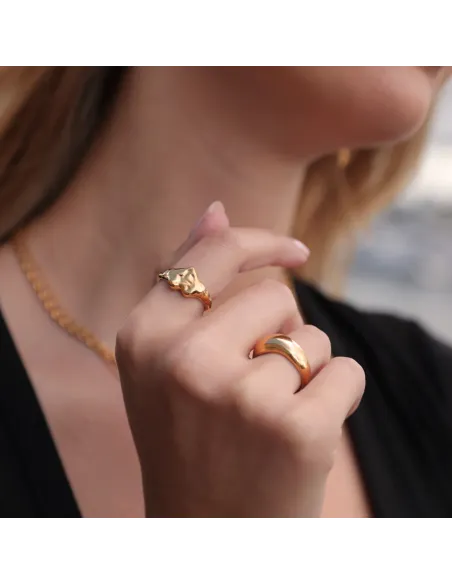 SISTIE 2ND | Sia - Ring Forgyldt SISTIE 2ND | Sia - Ring Forgyldt