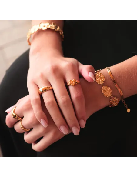 SISTIE 2ND | Sia - Ring Forgyldt SISTIE 2ND | Sia - Ring Forgyldt