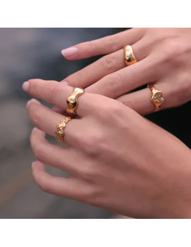 SISTIE 2ND | Sia - Ring Forgyldt