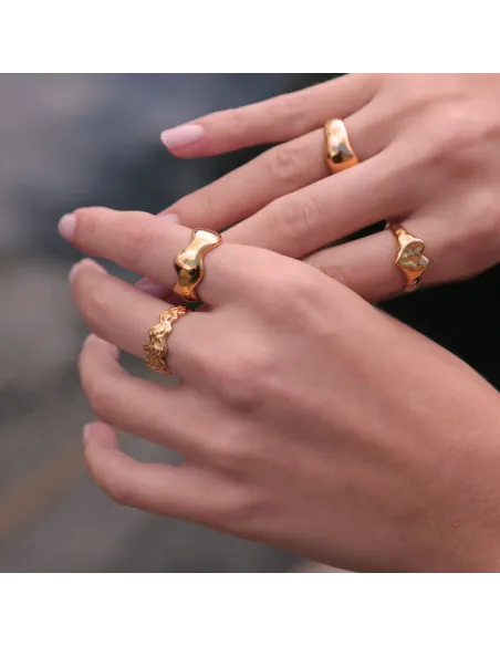 SISTIE 2ND | Sia - Ring Forgyldt SISTIE 2ND | Sia - Ring Forgyldt