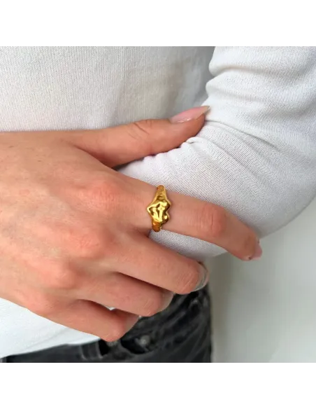 SISTIE 2ND | Sia - Ring Forgyldt SISTIE 2ND | Sia - Ring Forgyldt