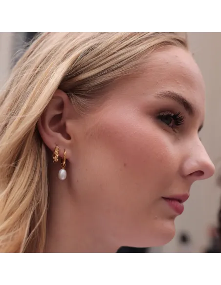 SISTIE 2ND | Freja - Creoler Forgyldt SISTIE 2ND | Freja - Creoler Forgyldt