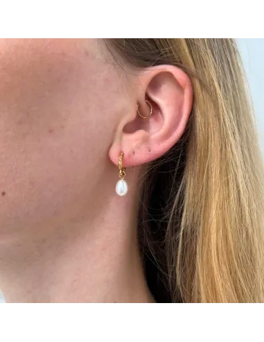 SISTIE 2ND | Freja - Creoler Forgyldt