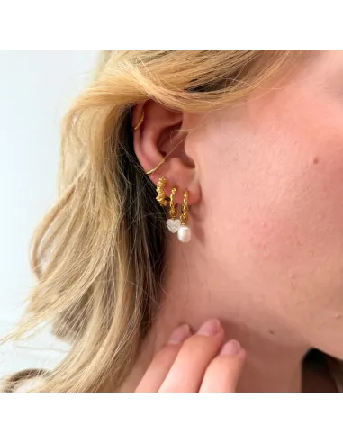 SISTIE 2ND | Freja - Creoler Forgyldt