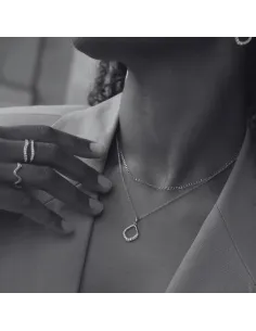 Izabell Camille | Titania - Kæde med vedhæng Sølv 2