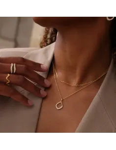 Izabell Camille | Titania - Kæde med vedhæng Forgyldt 2