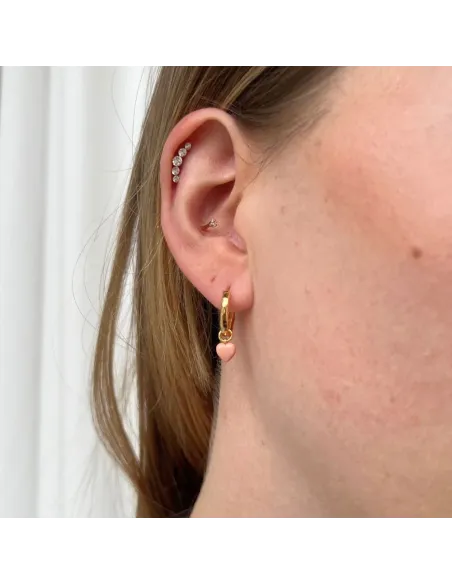 IZABEL CAMILLE | Soulheart - Øreringe Forgyldt IZABEL CAMILLE | Soulheart - Øreringe Forgyldt