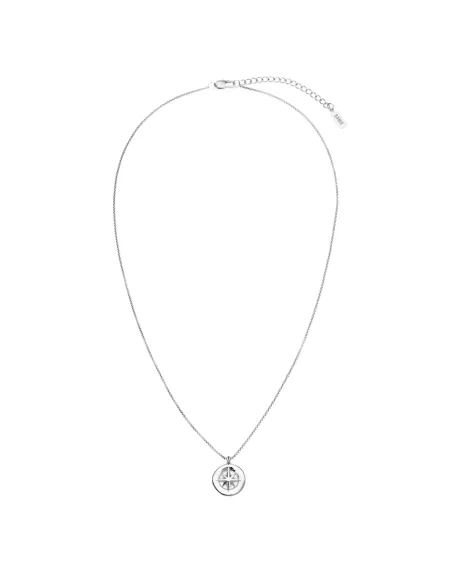 SAMIE | Compass - Halskæde Oxideret Stål
