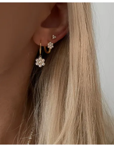 Nava Copenhagen | Tulia Petite Studs - Forgyldt