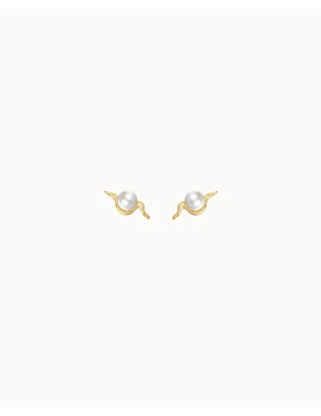 Nava Copenhagen | Lazuli Petite Studs - Forgyldt