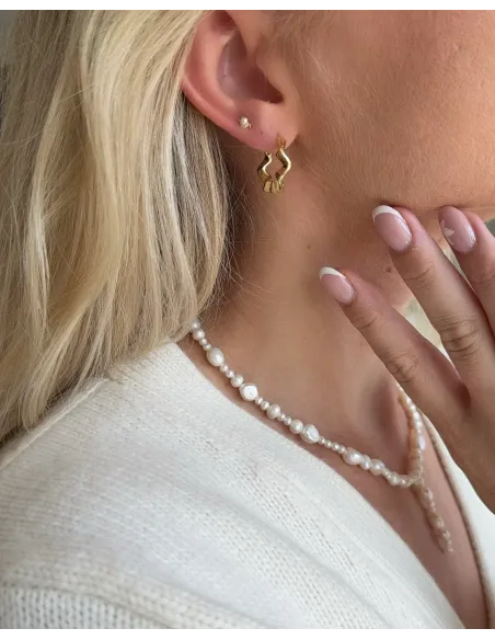 Nava Copenhagen | Lazuli Petite Studs - Forgyldt