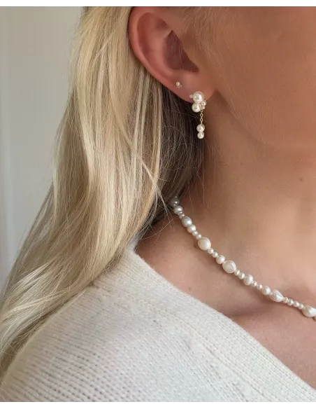 Nava Copenhagen | Lazuli Petite Studs - Forgyldt