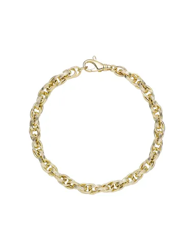 LUND COPENHAGEN | Armbånd snoet rustik 19cm 375