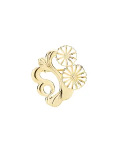 LUND COPENHAGEN | Marguerit broche filigran med 1x11 mm 1x9mm