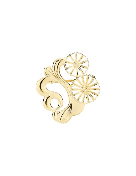LUND COPENHAGEN | Marguerit broche filigran med 1x11 mm 1x9mm
