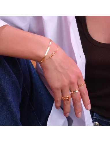 NORDAHL JEWELLERY | Sølv forgyldt armbånd SERPENS52