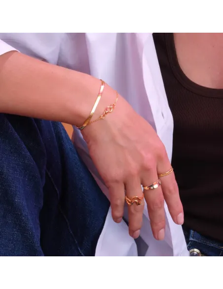 NORDAHL JEWELLERY | Sølv forgyldt armbånd SERPENS52