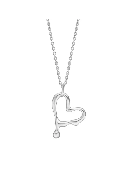 NORDAHL JEWELLERY | Rhd. sølv halskæde FLUID52