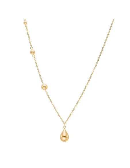 NORDAHL JEWELLERY | Forgyldt sølv halskæde DROPS52