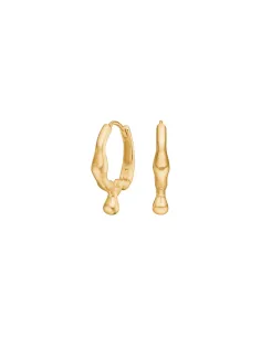 NORDAHL JEWELLERY | Sølv forgyldt creoler FLUID52