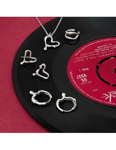 NORDAHL JEWELLERY | Sølv ørestikker FLUID52