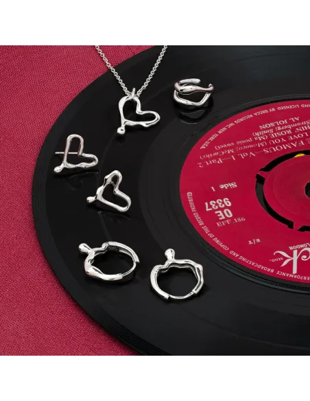 NORDAHL JEWELLERY | Sølv creoler FLUID52